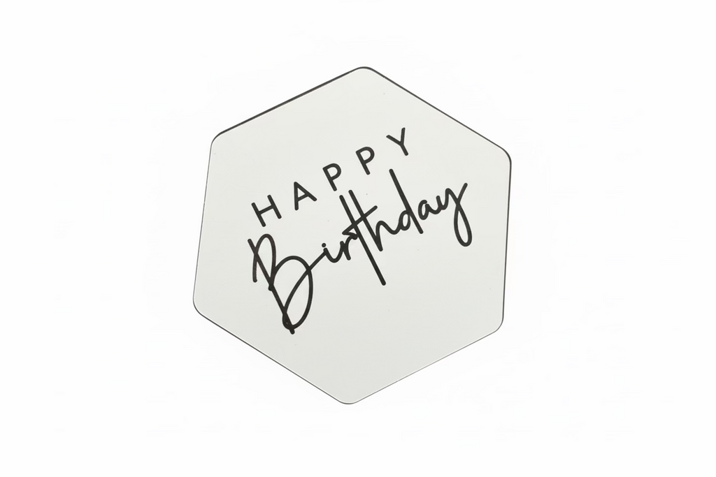 Add-On: Happy Birthday Acrylic Disc