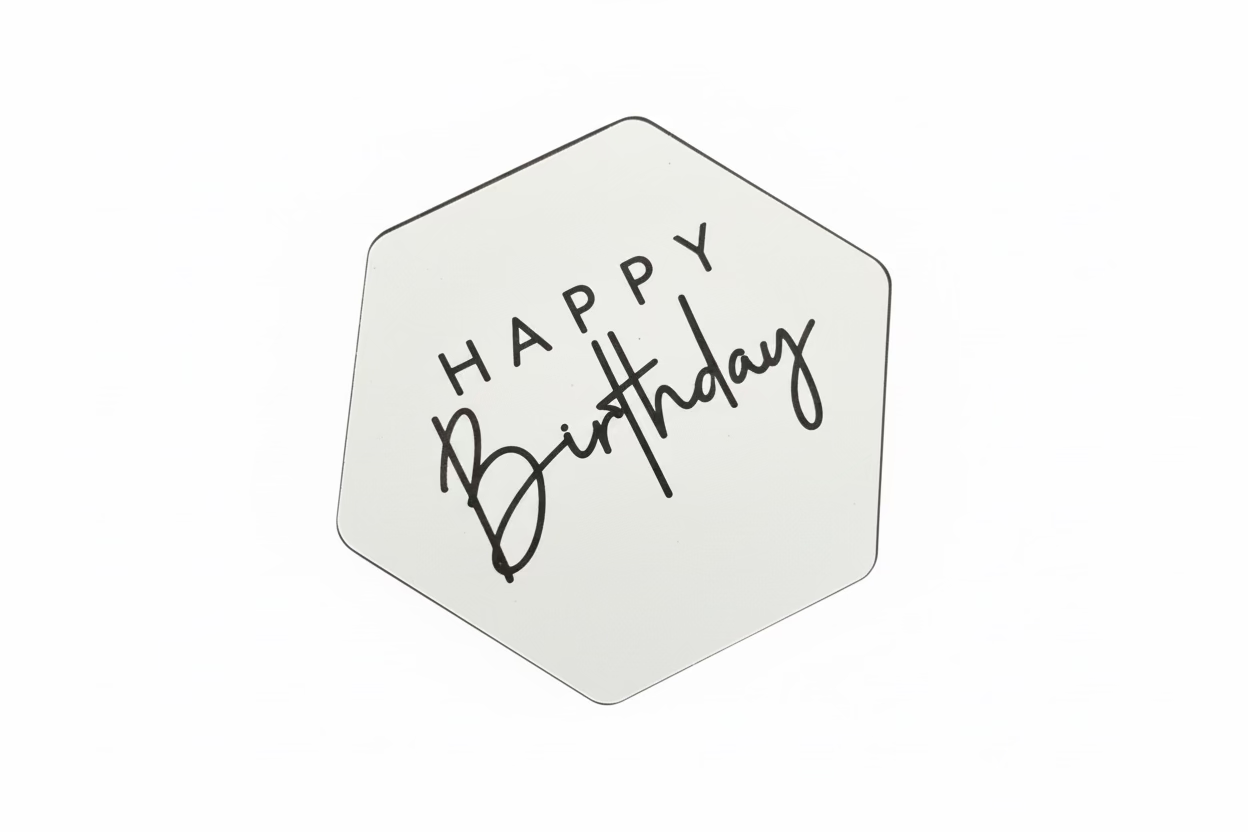 Add-On: Happy Birthday Acrylic Disc