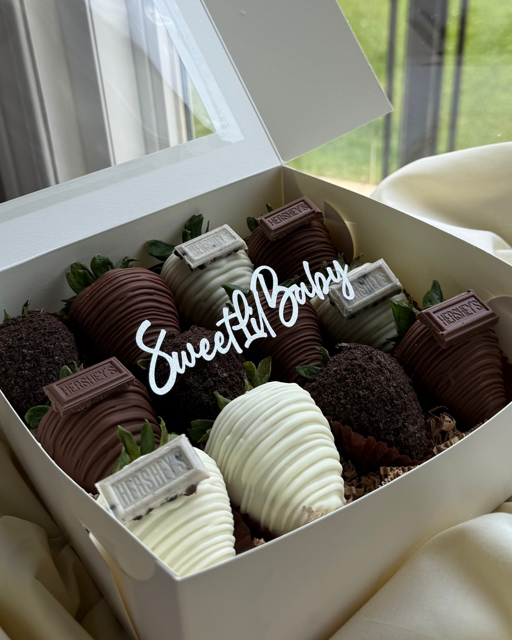 Strawberries Add-On: Custom Cardstock Sign